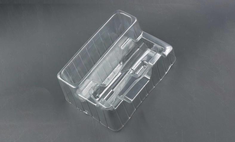 Clear Box with insert tray to display electronic products directly